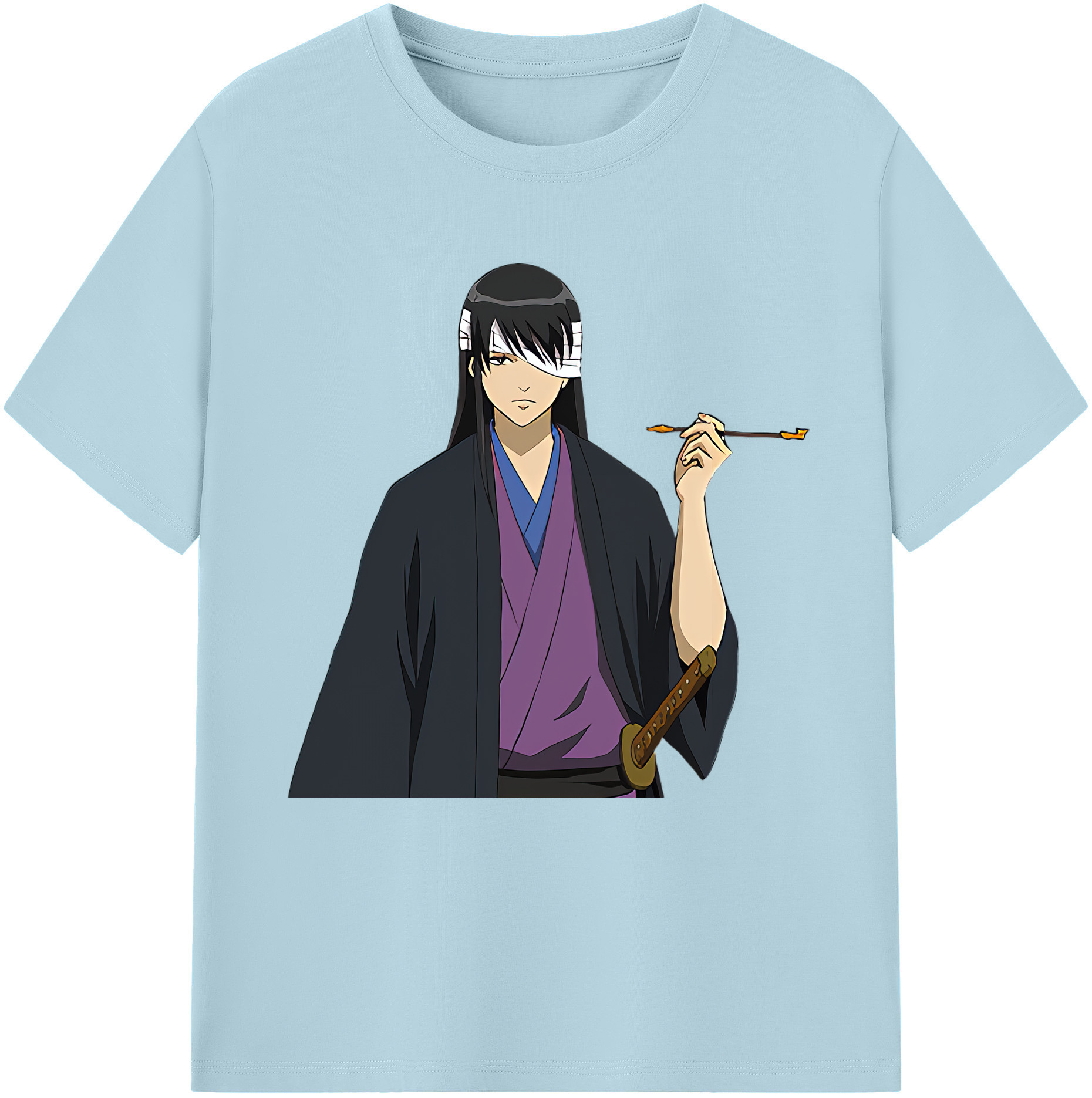 （画像用） ぎんたま 坂田銀時（さかたぎんとき） 神楽 志村新八（しむら しんぱち） GINTAMA Sakata Gintoki Kagura Shimura Shinpachi 綿100％半袖Tシャツ（フロントプリント）